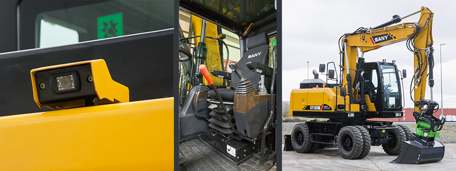 SANY SY155W Caracteristici