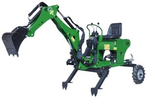 Mini excavator Puce