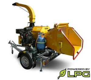 Tocător mobil de lemne LASKI LS 160 PGB pe remorcă