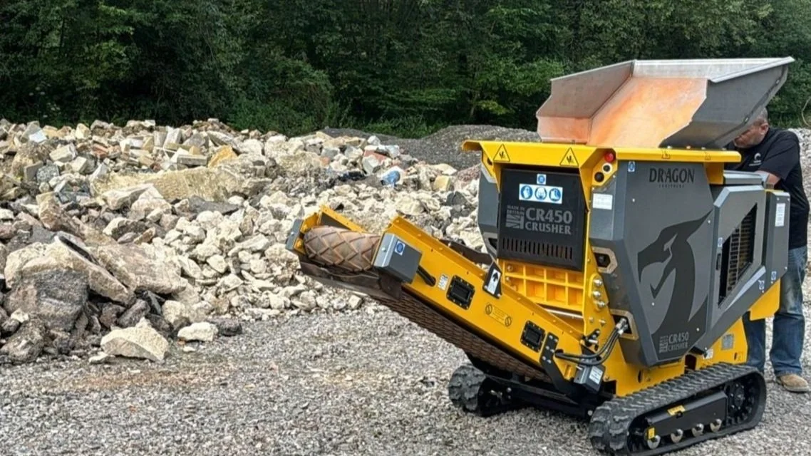 Concasor diesel CR450 pentru beton