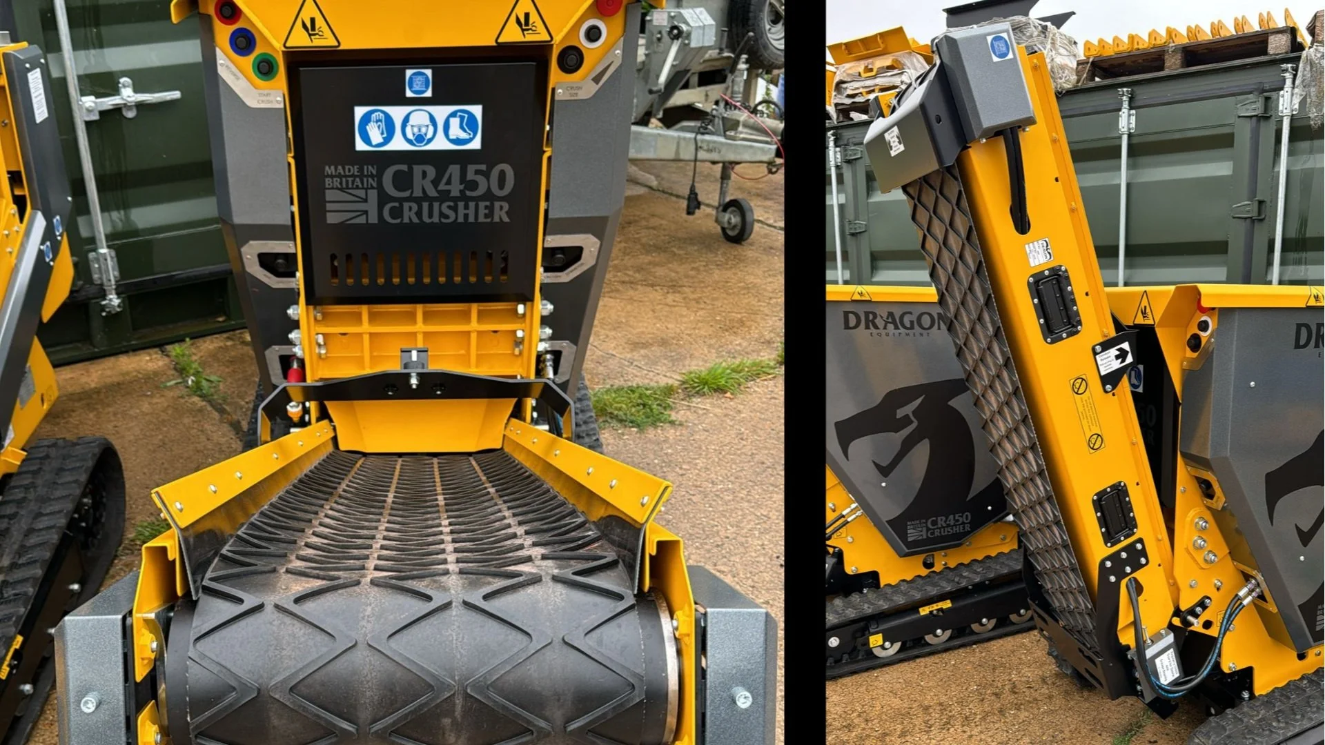 Concasor diesel CR450 pentru beton