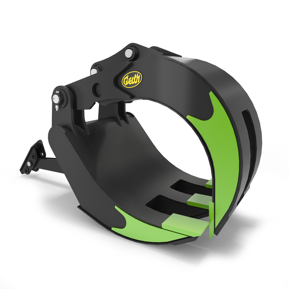Graifer mecanic pentru excavator