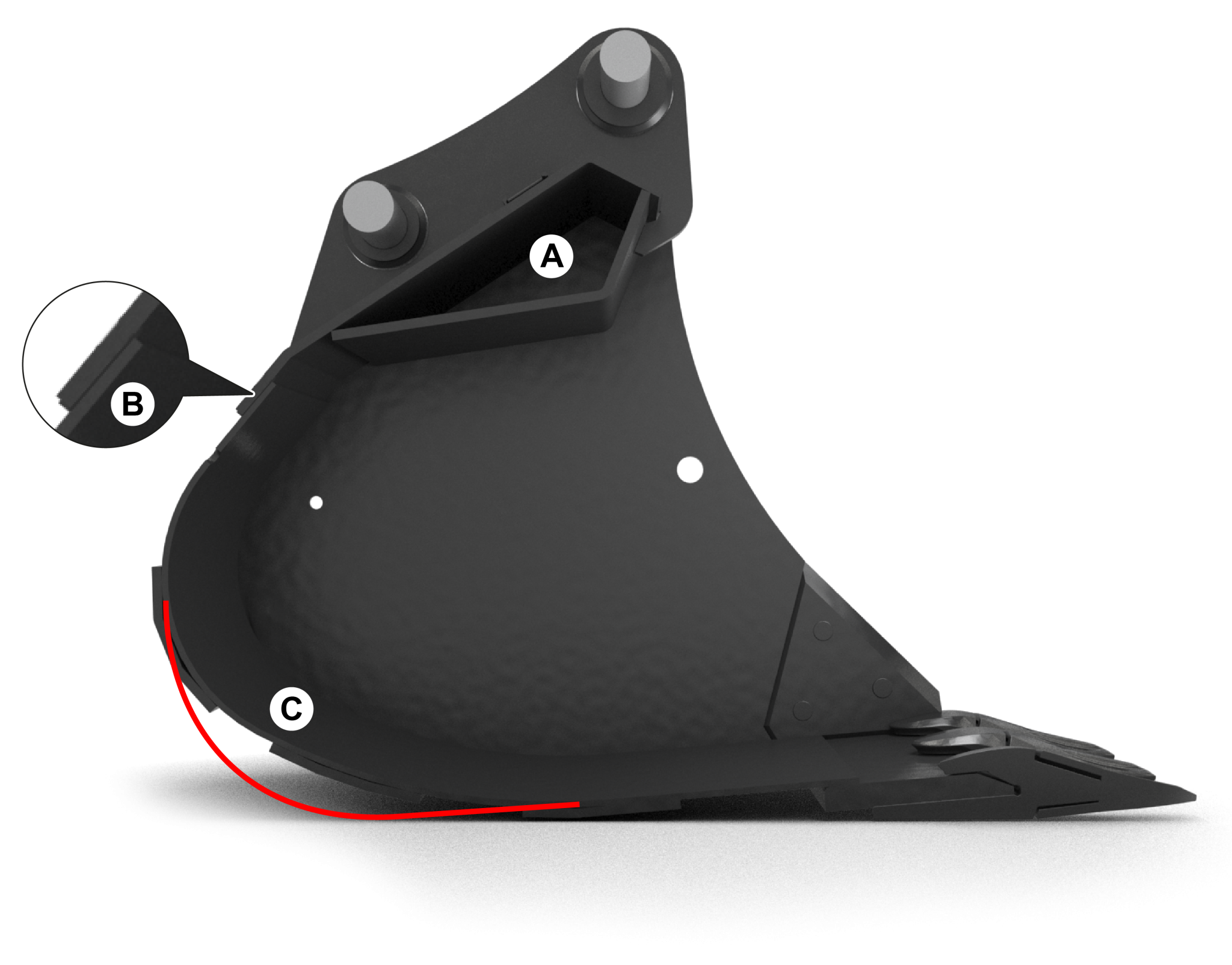 Cupa excavator de mare tonaj